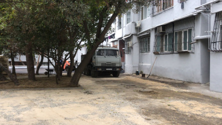 Nəsimi rayonunda abadlıq işləri davam etdirilir.