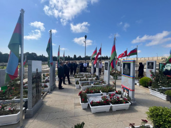 Vətən müharibəsi Şəhidi Abdullayev İbrahim Habil  oğlunun doğum günündə əziz xatirəsi yad olundu.