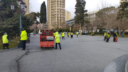 Nəsimi rayonunda yaz-yay mövsümünə hazırlıq çərçivəsində iməcilik keçirilib.