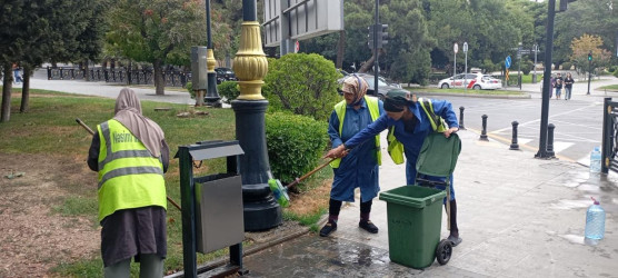 Nəsimi rayonunda növbəti iməcilik keçirildi.