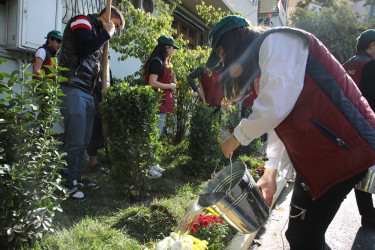 Nəsimi rayonunda növbəti “Abad həyət” sakinlərin istifadəsinə verilib.