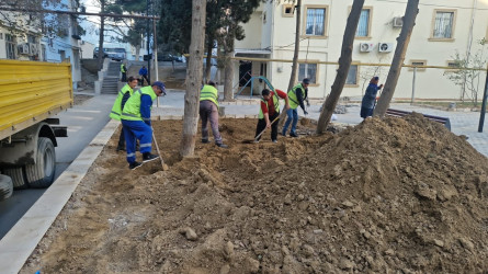 Cavadxan 32, 36 saylı ünvanlarında abadlıq-quruculuq işləri davam edir.