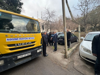 Cavadxan küçəsi 21 saylı ünvanda abadlıq-quruculuq işlərinə başlanılıb.