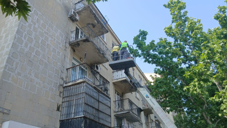 Bakıxanov küçəsi 26 ünvanında aparılan abadlıq işləri başa çatmaq üzrədir.