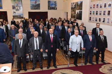 Nəsimi rayonunda "Qərbi Azərbaycan: deportasiya və tarixi ədalət" adlı tədbir keçirilmişdir.