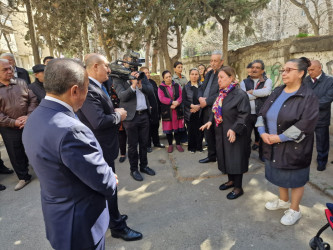 Nəsimi rayonunda  aprel ayında  səyyar qəbullar keçirilmişdir