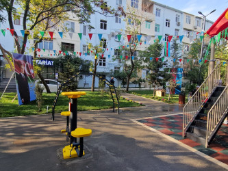 Nəsimi rayonu Cavadxan 30 və 34 saylı ünvanlarda son tamamlanma işləri aparılır.