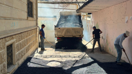 Nəsimi rayonunda genişmiqyaslı abadlıq və təmir-bərpa işləri davam etdirilir.