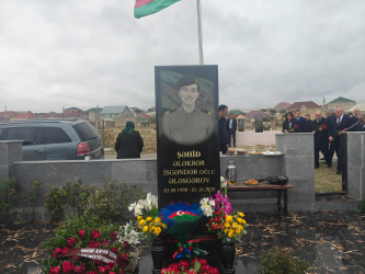 Vətən Müharibəsi Şəhidi Ələsgərov Ələkbər İsgəndər oğlunun şəhadət günündə əziz xatirəsi yad edildi.