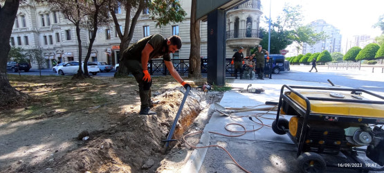 Rayonda yeni təhlükəsizlik kameralarının quraşdırılması işləri aparılır.