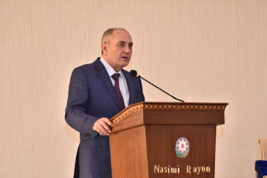 Nəsimi rayon İcra Hakimiyyətində rayonun şəhid ailələri və müharibə əlilləri ilə görüş keçirilib.