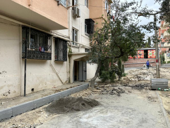 Nəsimi rayonunda abadlıq işləri davam etdirilir.