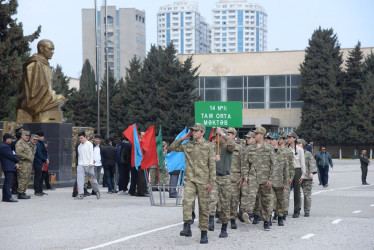 “Şahin” hərbi-idman oyunlarının Nəsimi rayon birinciliyi keçirildi.