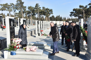 Şəhid Kazımov Vüsal Vüqar oğlunun əziz xatirəsi yad edilib