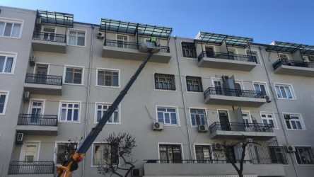 Nəsimi rayonunda başlanılmış abadlıq-quruculuq işləri davam etdirilir.