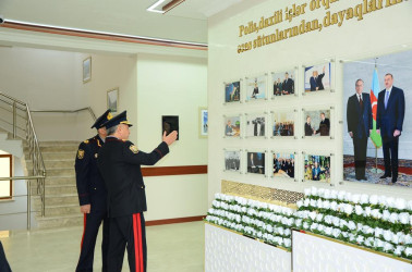 Nəsimi rayonunda Polis şöbəsinin inzibati binasının açılışı olub.