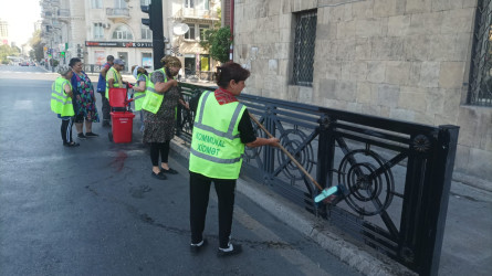 Nəsimi rayonunda iməcilik keçirildi