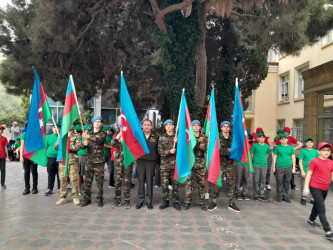 Nəsimi rayonunda “Heydər Əliyev İli” çərçivəsində 28 May Müstəqillik gününə həsr olunmuş fləşmob keçirilib.