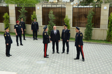 Nəsimi rayonunda Polis şöbəsinin inzibati binasının açılışı olub.