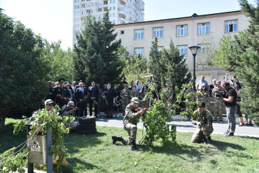 Nəsimi rayonunda 27 Sentyabr - Anım günü münasibətilə  rayon ərazisində yerləşən “Zəfər bağı”nda tədbir keçirilib.