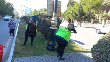 Nəsimi rayonunda növbəti iməcilik keçirildi.