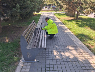 Nəsimi rayonunda yerləşən Zəfər bağında başlanılmış təmir işləri yekunlaşmışdır.