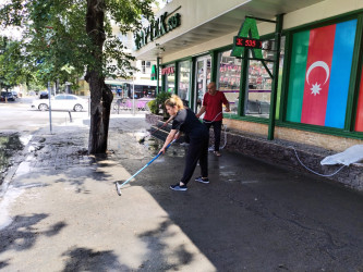 Nəsimi rayonunda növbəti iməcilik keçirildi.