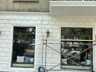 Bakıxanov küçəsi 26 ünvanında aparılan abadlıq işləri başa çatmaq üzrədir.