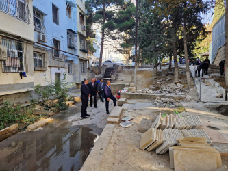 Rayonun Cavadxan 32 və 36 saylı ünvanlarında abadlıq-quruculuq işləri davam etdirilir.