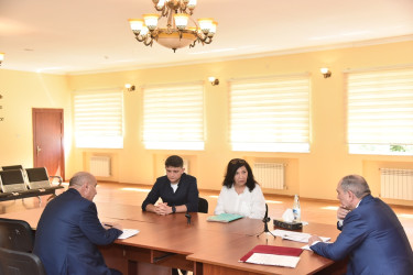 Nəsimi rayon İcra Hakimiyyətinin başçısı növbəti səyyar qəbul keçirib