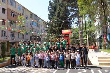 Nəsimi rayonunda daha bir “Abad həyət” layihəsi çərçivəsində abadlaşdırılan növbəti həyətin açılışı oldu.