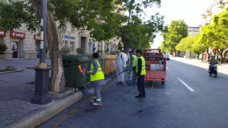 Nəsimi rayonunda dezinfeksiya işləri aparıldı