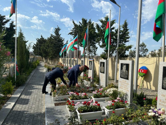 Vətən Müharibəsi Şəhidlərinin əziz xatirəsi yad olundu.