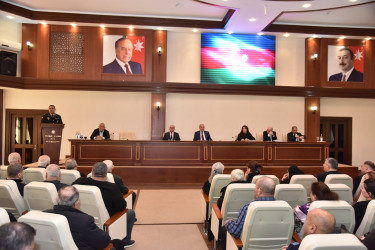 Nəsimi rayon İcra Hakimiyyətində rayonun şəhid ailələri və müharibə əlilləri ilə görüş keçirilib.