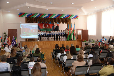 Nəsimi rayonunda “Mənim şanlı bayrağım” adlı tədbir keçirildi.