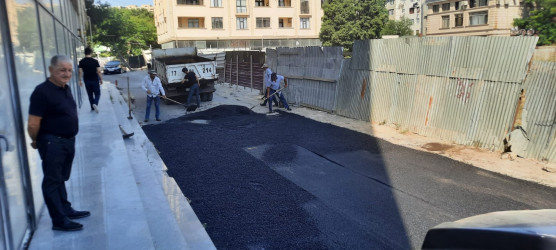 Nəsimi rayonunda genişmiqyaslı abadlıq və təmir-bərpa işləri davam etdirilir.