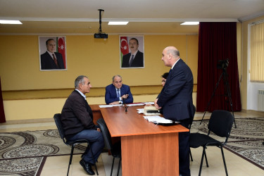 Nəsimi Rayon İcra Hakimiyyətinin başçısı növbəti səyyar qəbul keçirib.