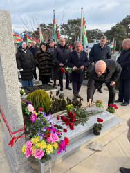 Vətən Müharibəsi Şəhidi Məmmədov Azad Tahir oğlunun doğum günündə əziz xatirəsi yad edildi.