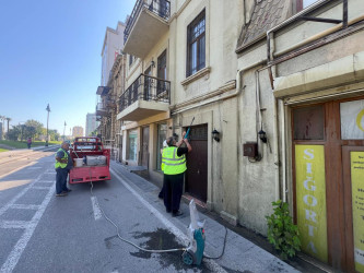 Nəsimi rayonunda abadlıq və yaşıllaşdırma işləri davam etdirilir.