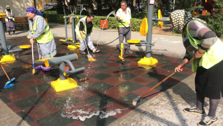 Nəsimi rayonunda növbəti iməcilik keçirilib