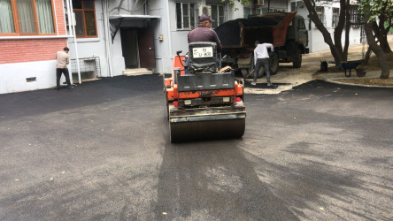 Nəsimi rayonunda abadlıq işləri davam etdirilir.