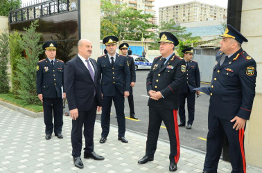 Nəsimi rayonunda Polis şöbəsinin inzibati binasının açılışı olub.