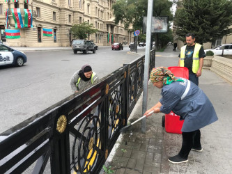 Nəsimi rayonunda növbəti iməcilik təşkil olunub.