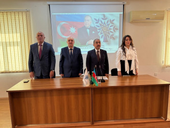 Nəsimi rayonunda 5 oktyabr – Beynəlxalq Müəllimlər Günü münasibətilə tədbir keçirilib.