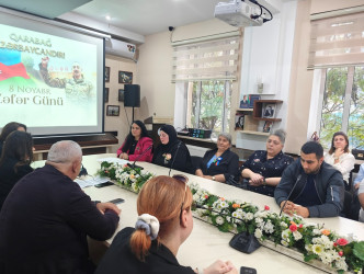 Nəsimi rayonunda “Zəfər Günü”nə həsr olunmuş tədbir keçirilib.