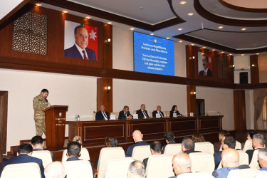 Nəsimi rayonunda Azərbaycan Respublikasının Prezidenti cənab İlham Əliyevin Yeni  Azərbaycan Partiyasının VIII Qurultayındakı çıxışından irəli gələn vəzifələrə həsr olunmuş müşavirə keçirilib.