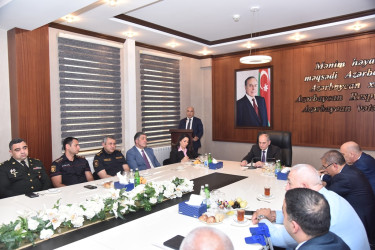 Nəsimi rayonu İcra Hakimiyyətində rayon ərazisində yaşayan Vətən müharibəsi şəhidlərinin ailə üzvləri ilə görüş keçirilib.