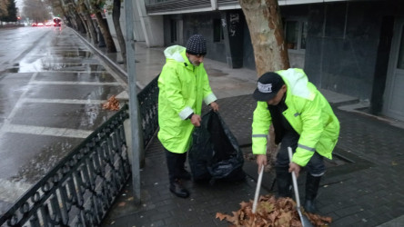 Kəskin hava şəraiti ilə bağlı Nəsimi rayonunda gücləndirilmiş iş rejiminə keçirilmişdir.