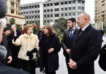 Azərbaycan Respublikasının  Prezidenti İlham Əliyev Bakıda görkəmli bəstəkar Tofiq Quliyevin abidəsinin açılışında iştirak edib.