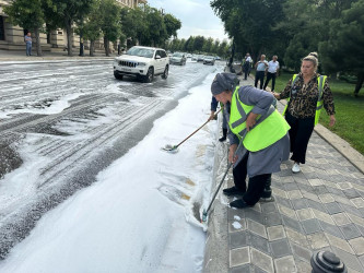 Rayon ərazisində iməcilik keçirilib, sanitar təmizlik işləri aparılıb.